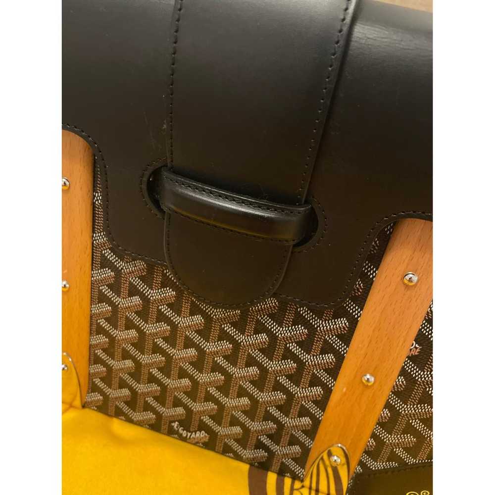 Goyard Saïgon leather handbag - image 4