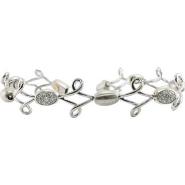 Luca Carati Diamond Bracelet 18K White Gold Italia