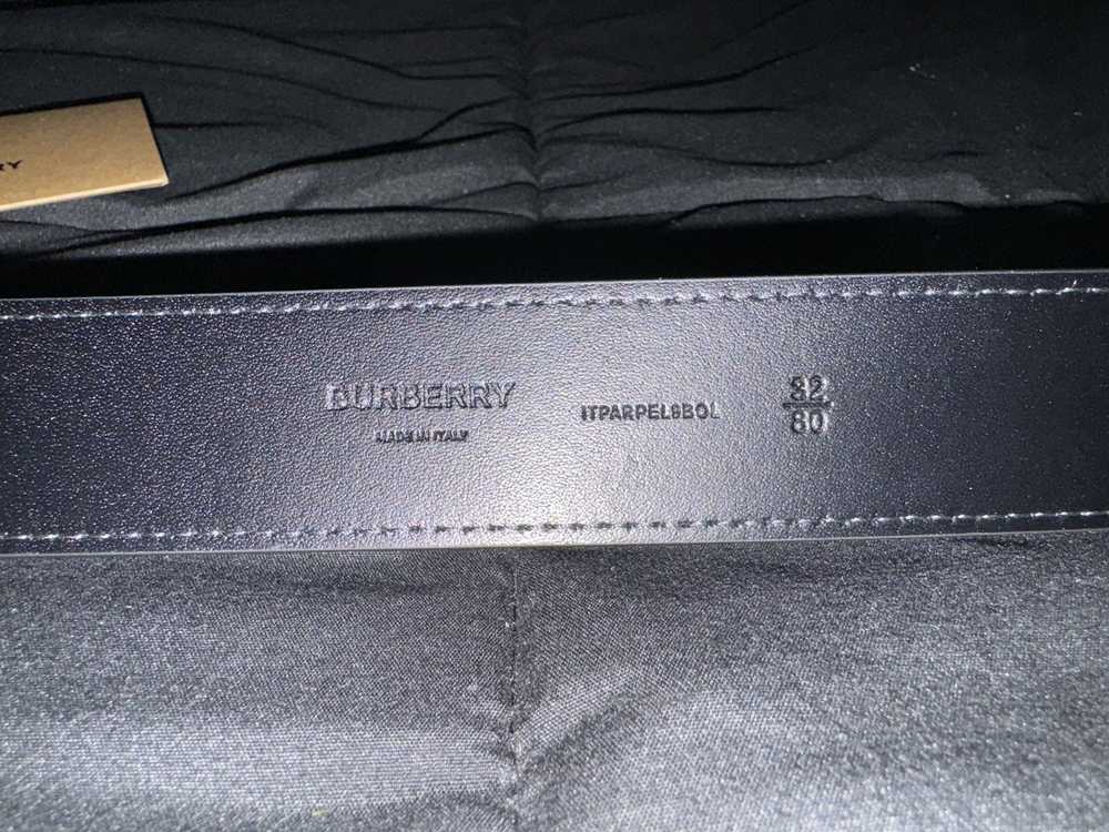 Burberry Burberry Vintage Check Leather Belt - image 3