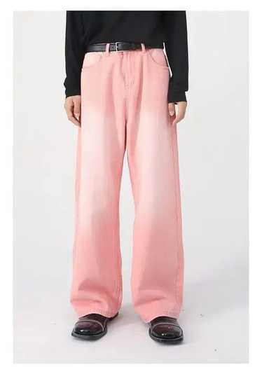 Jean × Streetwear × Vintage Y2K Pink Streetwear Je