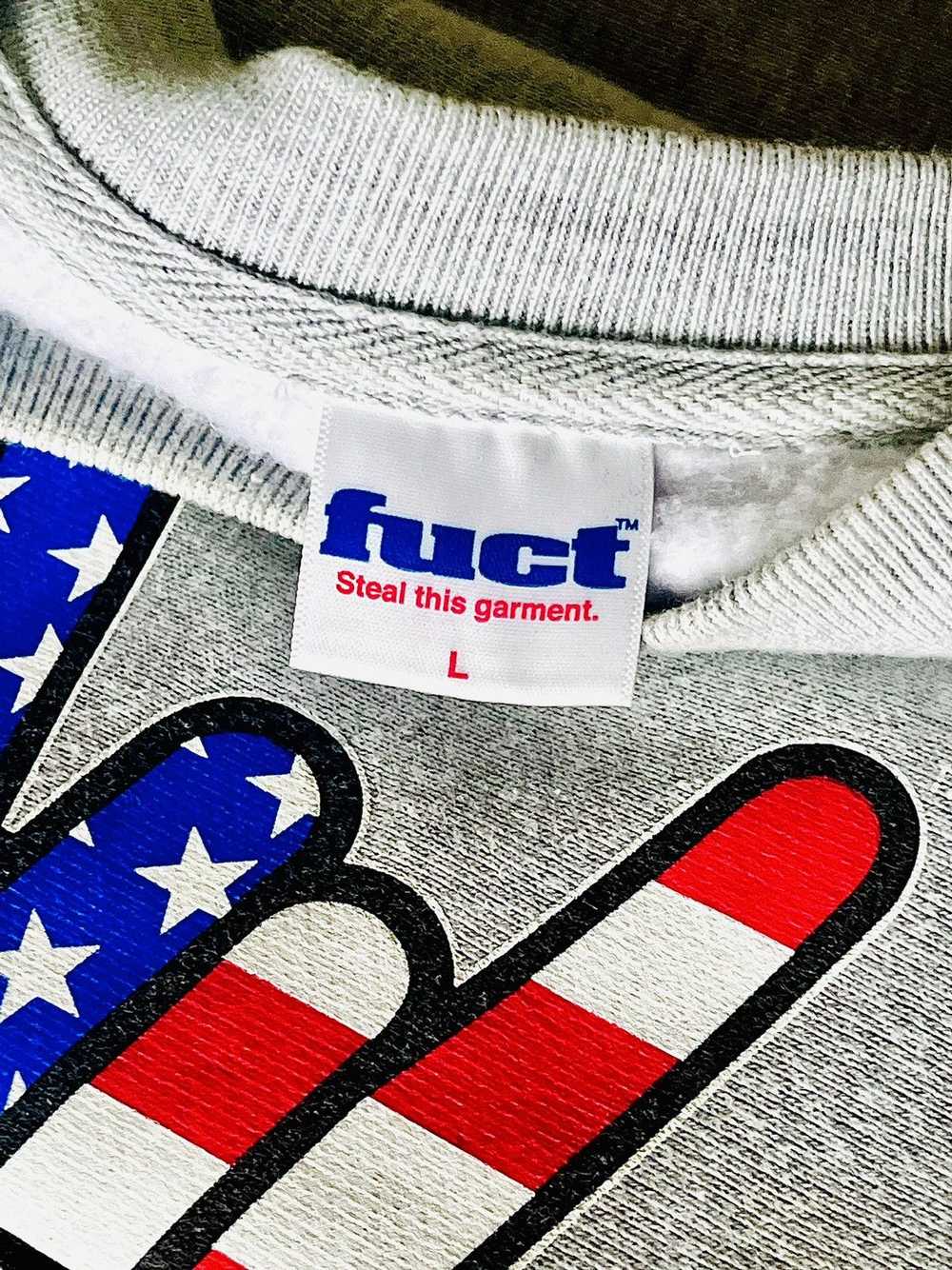 Fuct × Ssdd Fuct Horn Hands Sweater (Heather Grey… - image 4