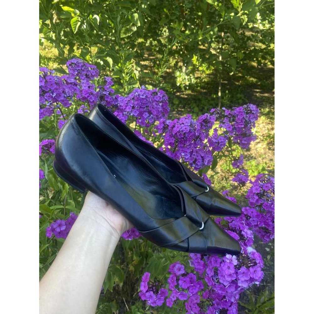 Jil Sander Leather ballet flats - image 2