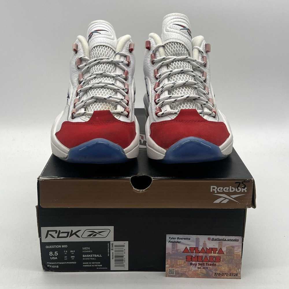 Reebok Question mid red toe - image 2