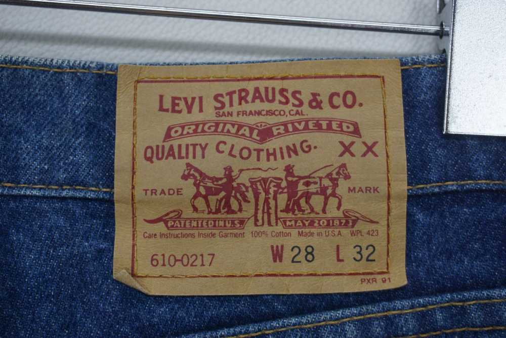 Levi's × Made In Usa × Rodeo Size 28x33 Levis 610… - image 7