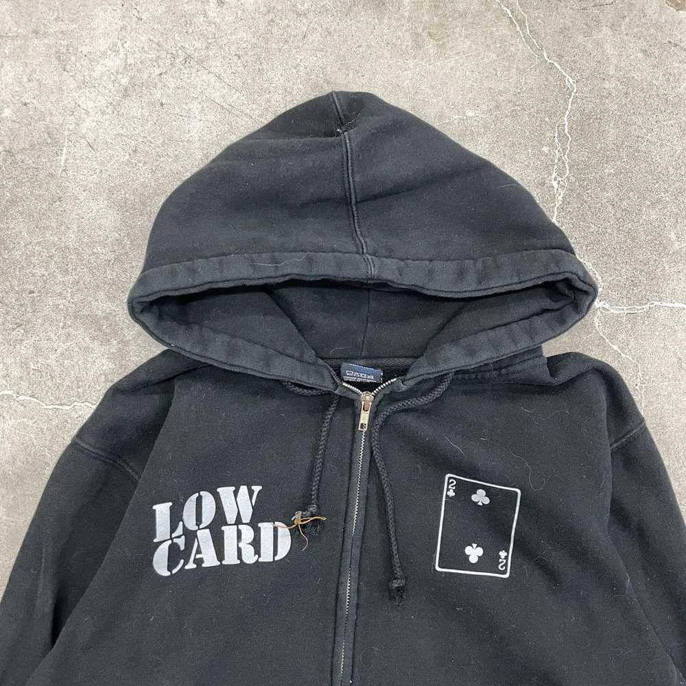 Streetwear × Vintage Vintage low card skate hoodi… - image 2