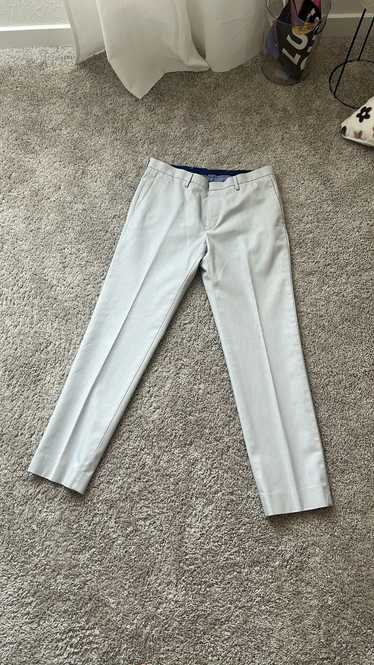 Banana Republic Grey Slim-Fit Dress Pants