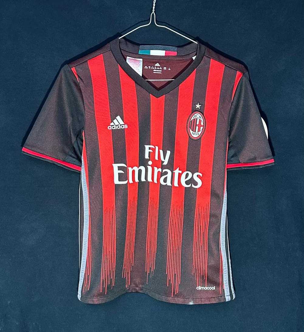 Adidas × Soccer Jersey AC MILAN Home 2016/17 NIAN… - image 2