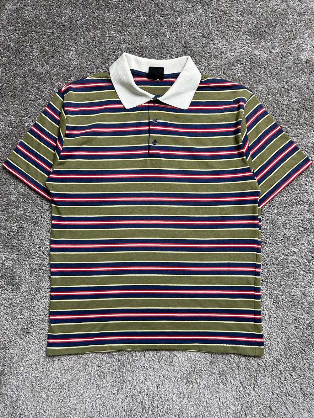 Vintage Vintage 70s/80s Ruggers Striped Contrast … - image 1