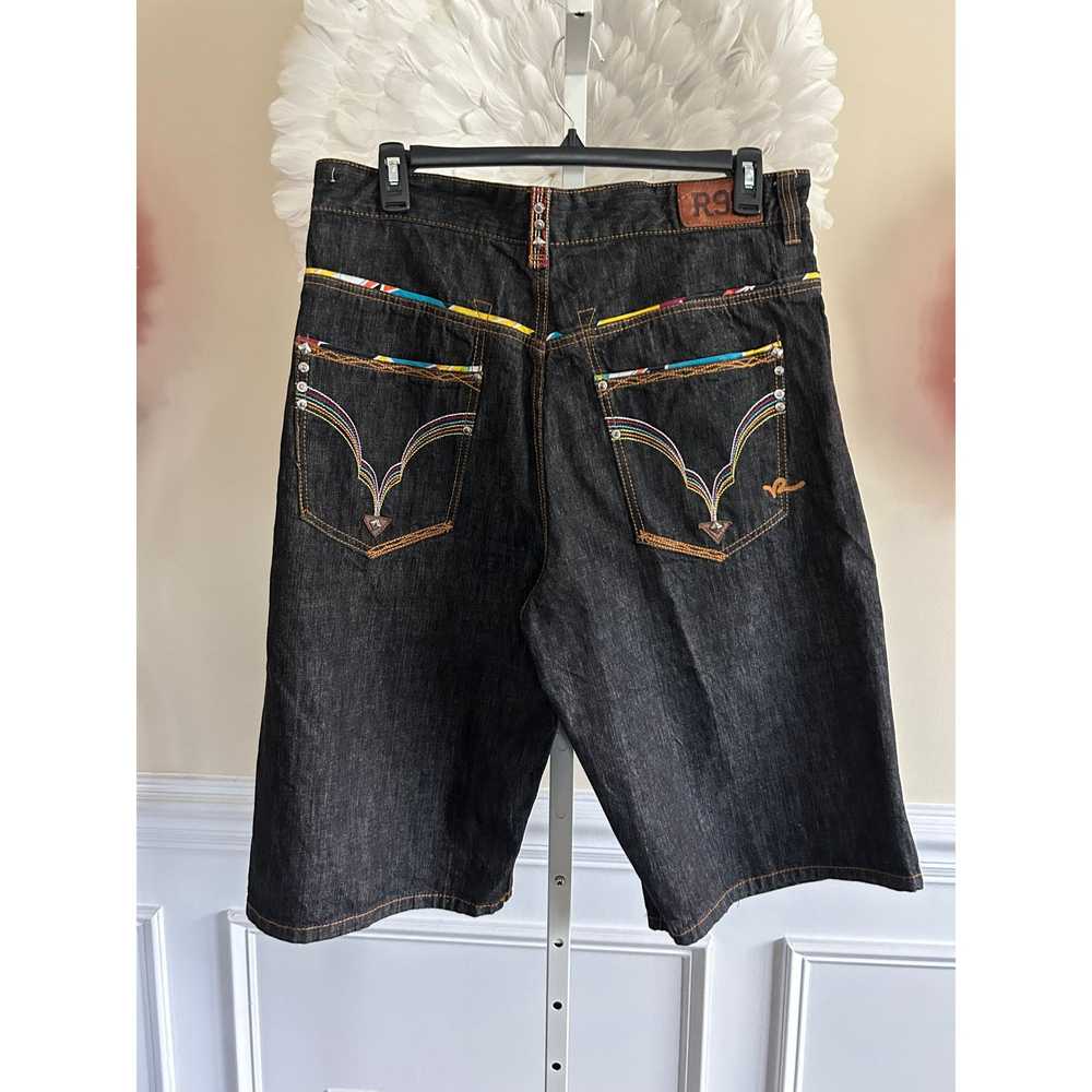 Rocawear Rocawear R99 Studded Jean Shorts Size 38 - image 3