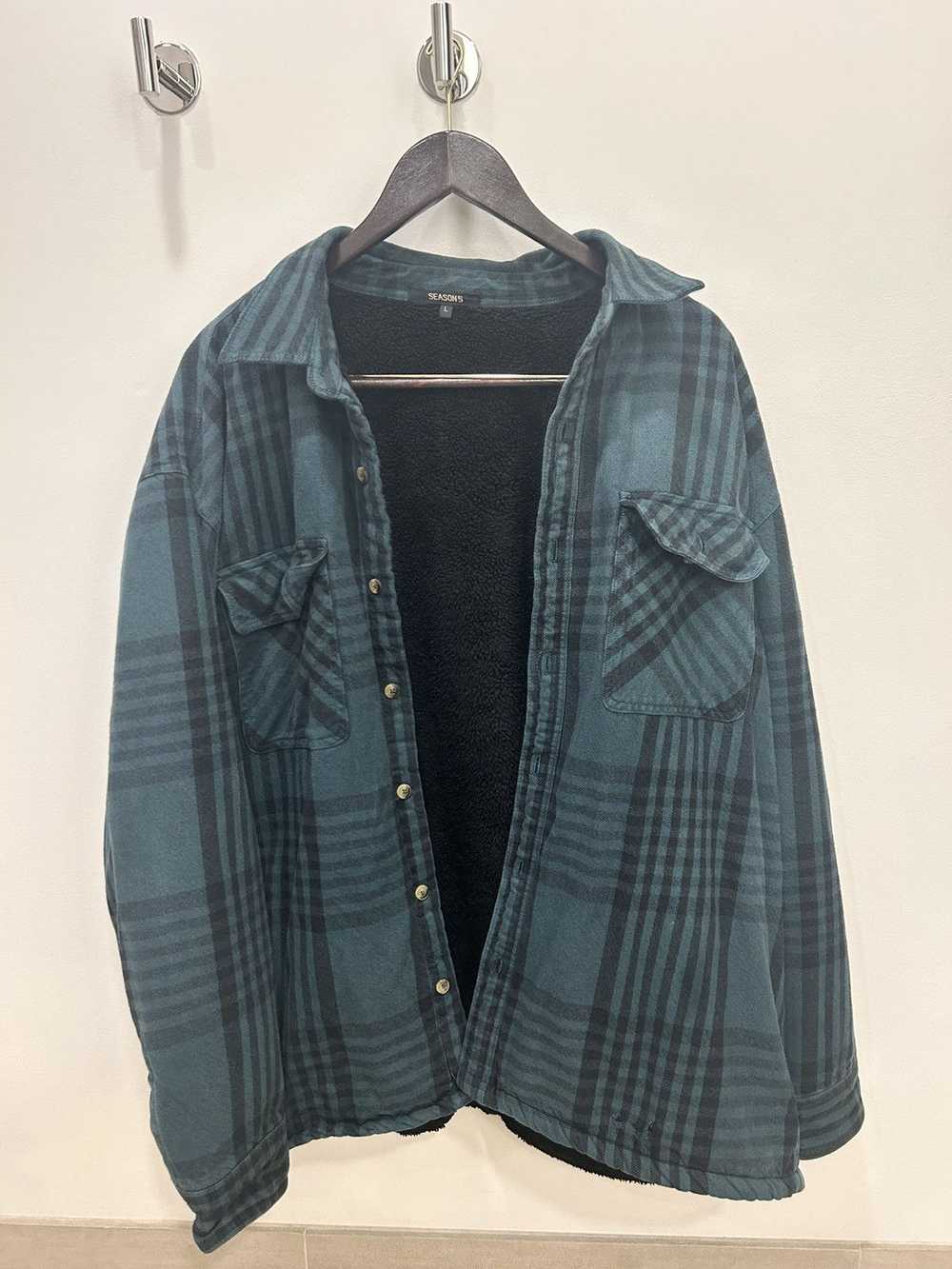 Yeezy Season Yeezy Season 5 Classic Flannel Coat/… - image 1