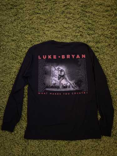 Band Tees × Streetwear × Vintage Y2K Luke Bryan Wh