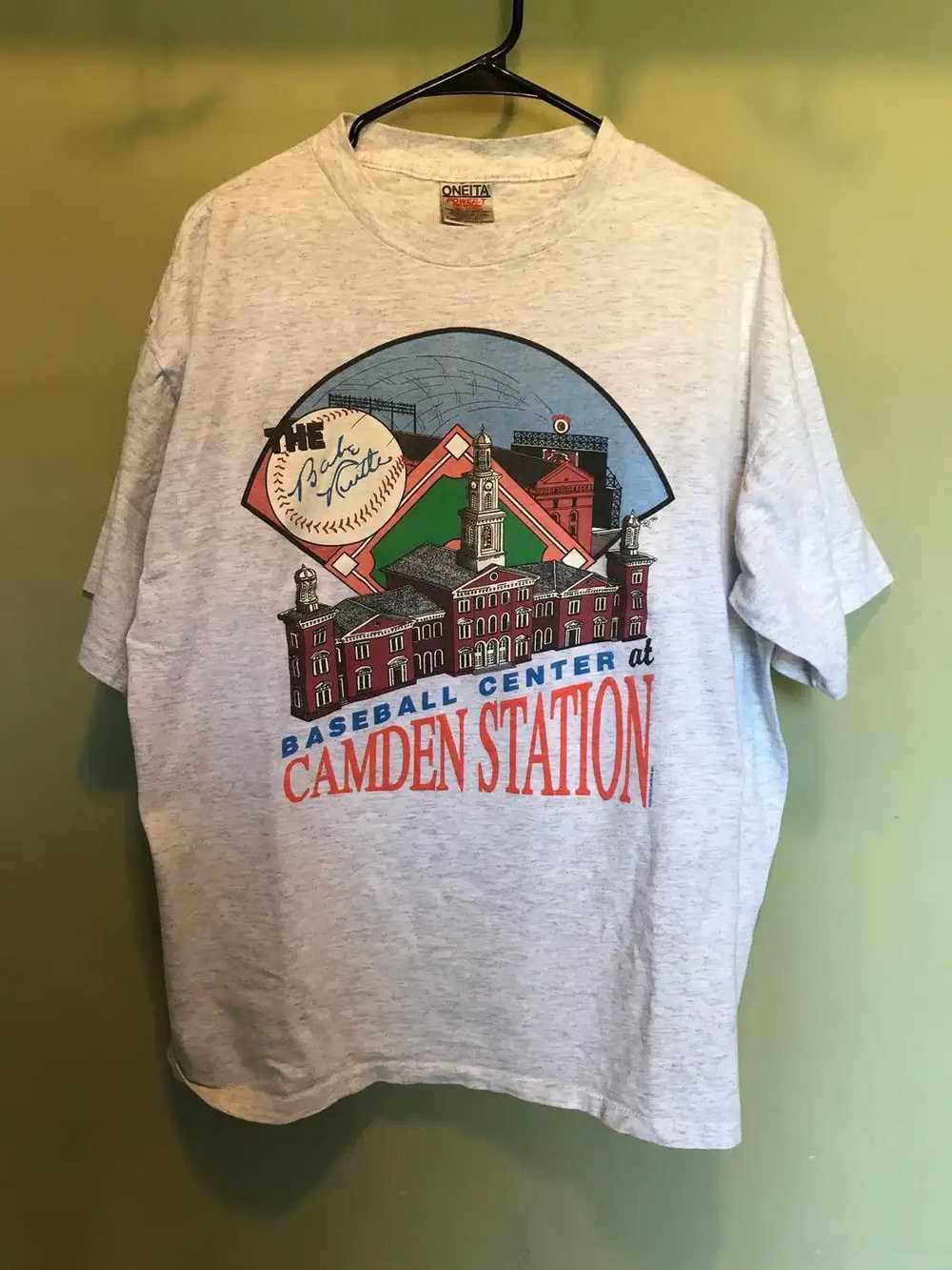 MLB × Vintage 1996 Babe Ruth Tee Oneita Orioles Y… - image 1