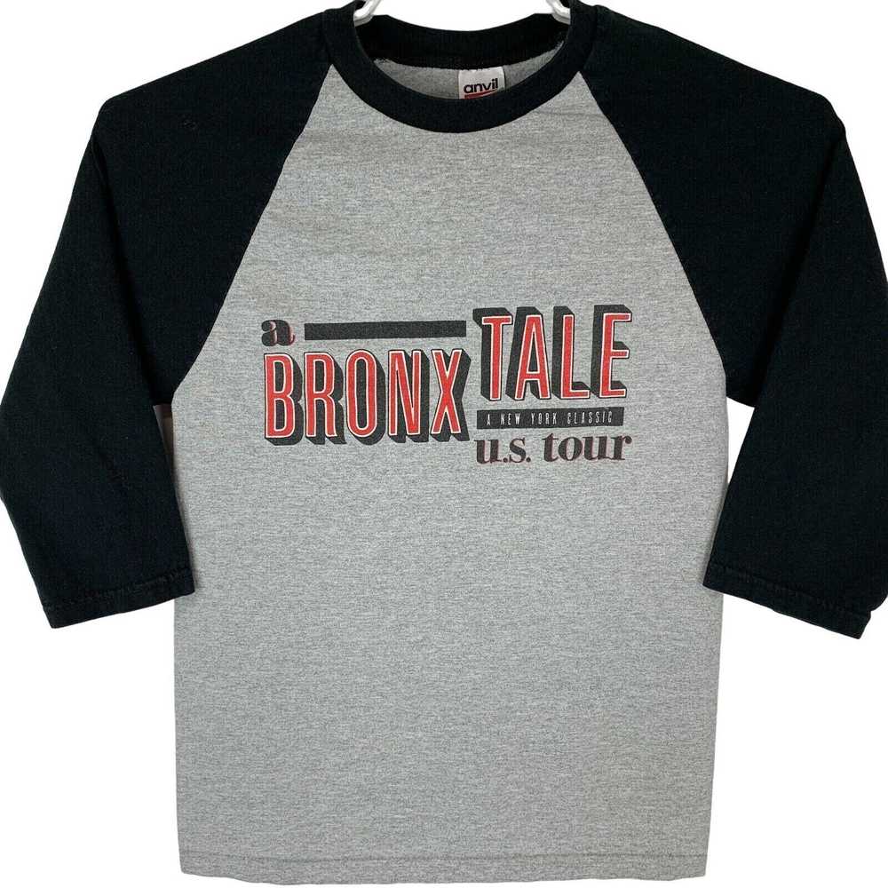 Anvil A Bronx Tale Tour Raglan T Shirt Small Musi… - image 1