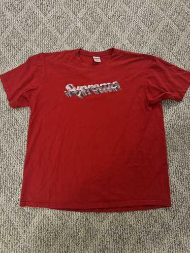 Supreme Supreme Chrome Logo Red Tee SS20