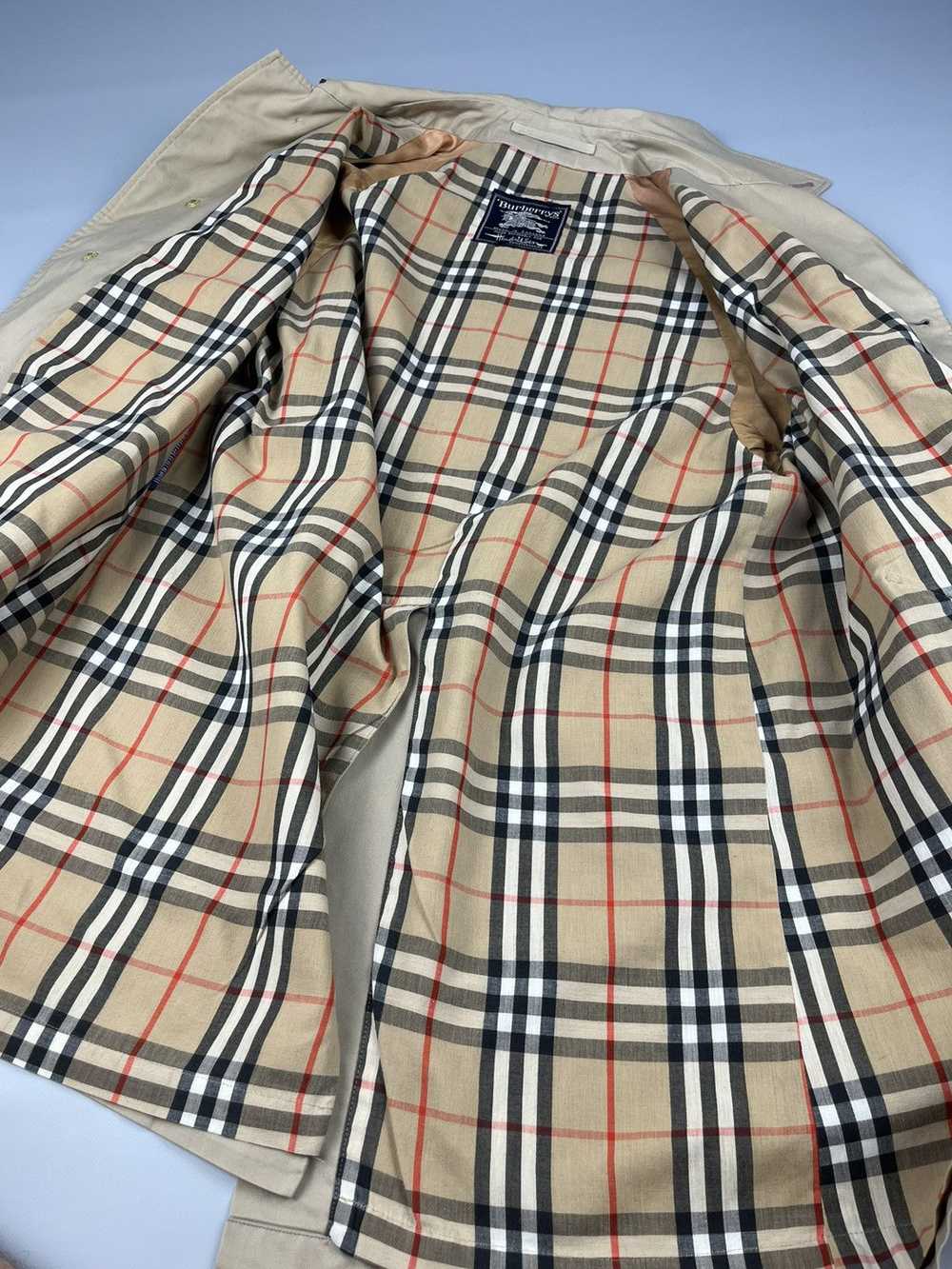 Burberry 90's Burberry's Vintage Nova Check Trenc… - image 4