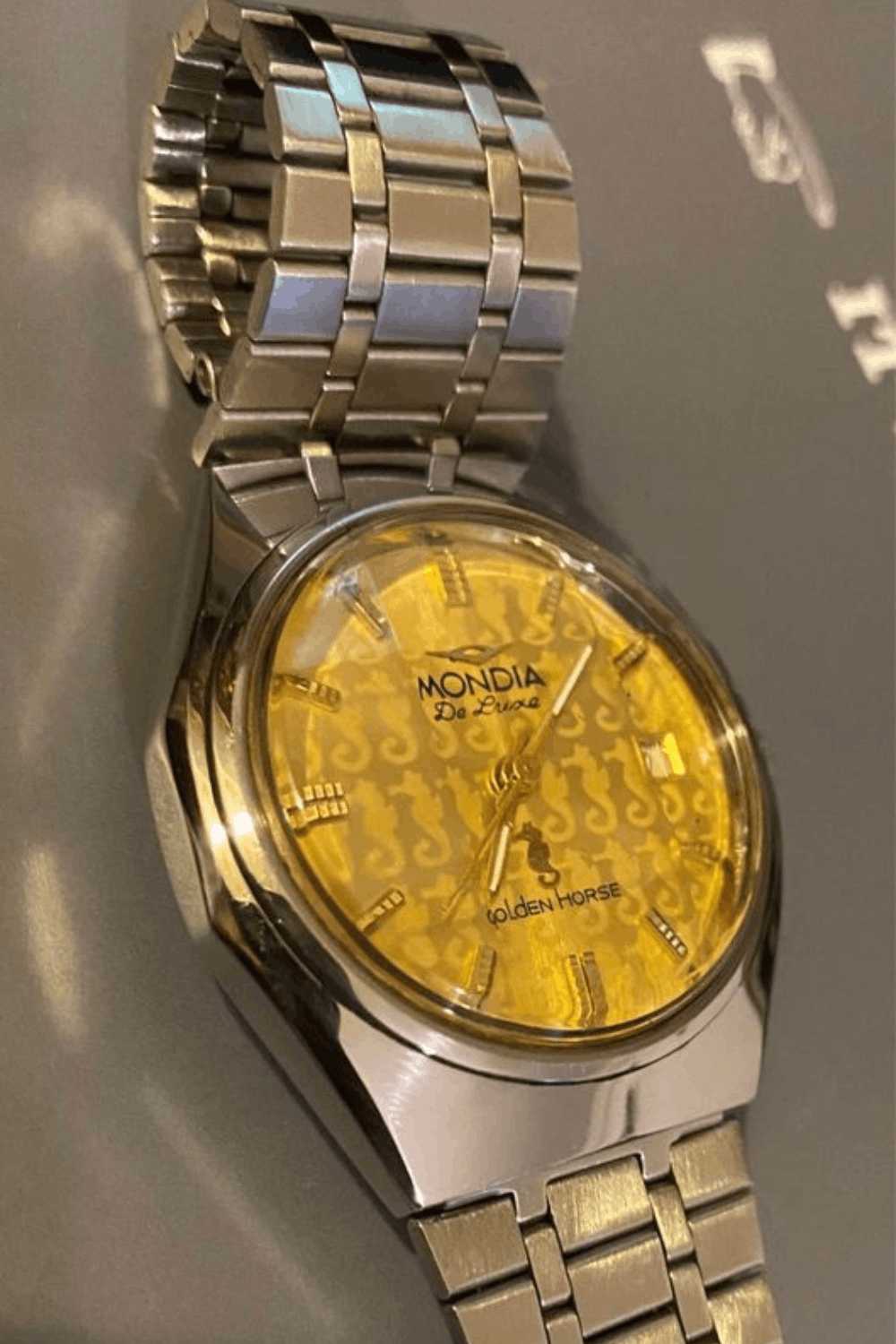 Vintage × Watch Authentic Mondia Golden Horse Han… - image 3