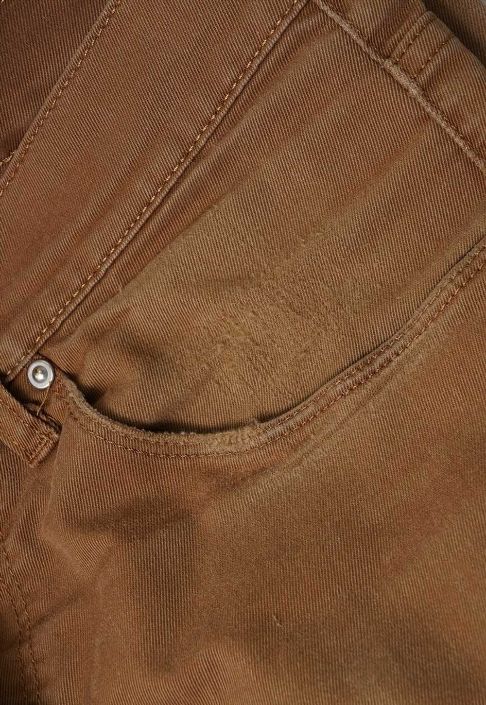 Vintage Carhartt Workwear Brown Trousers Mens - image 4