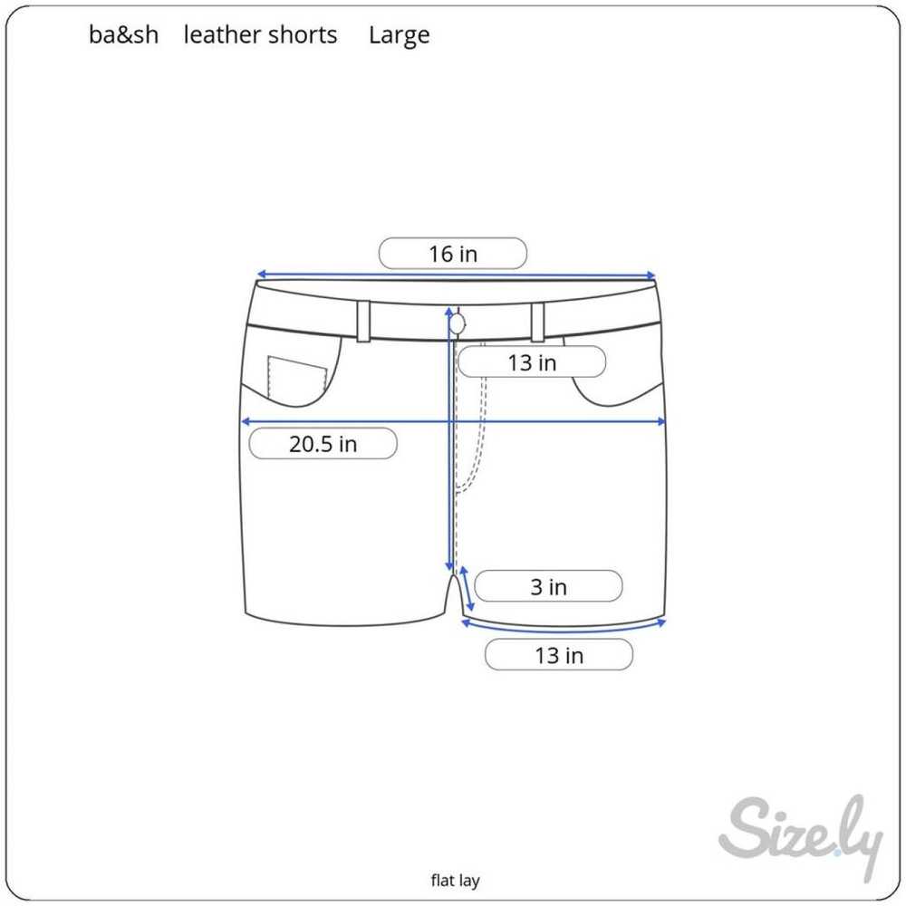 Ba&sh Leather mini short - image 12