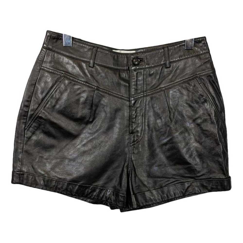 Ba&sh Leather mini short - image 1