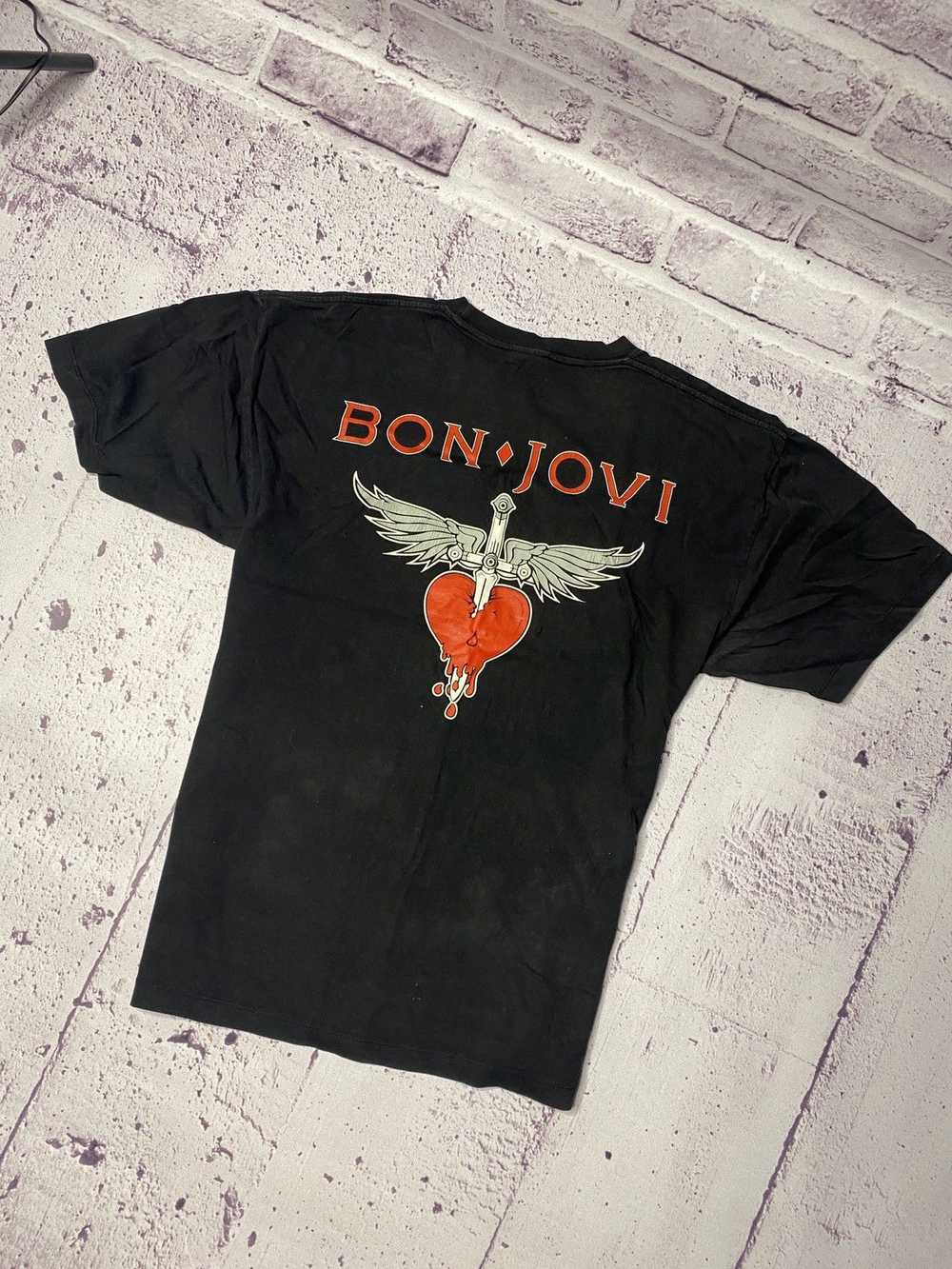 Band Tees × Bon Jovi × Vintage Vintage Bon Jovi N… - image 2