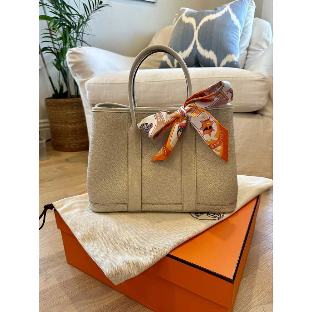 Hermès Garden Party leather tote - image 4