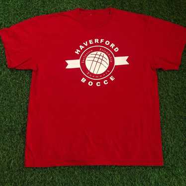 Other Men’s Red ‘Haverford Bocce’ Graphic Tee - image 1