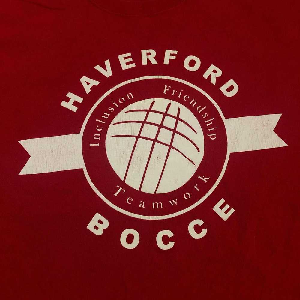 Other Men’s Red ‘Haverford Bocce’ Graphic Tee - image 3