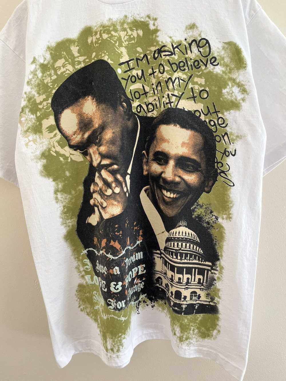 Art × Vintage Vintage 90’s Barack Obama & Martin … - image 2