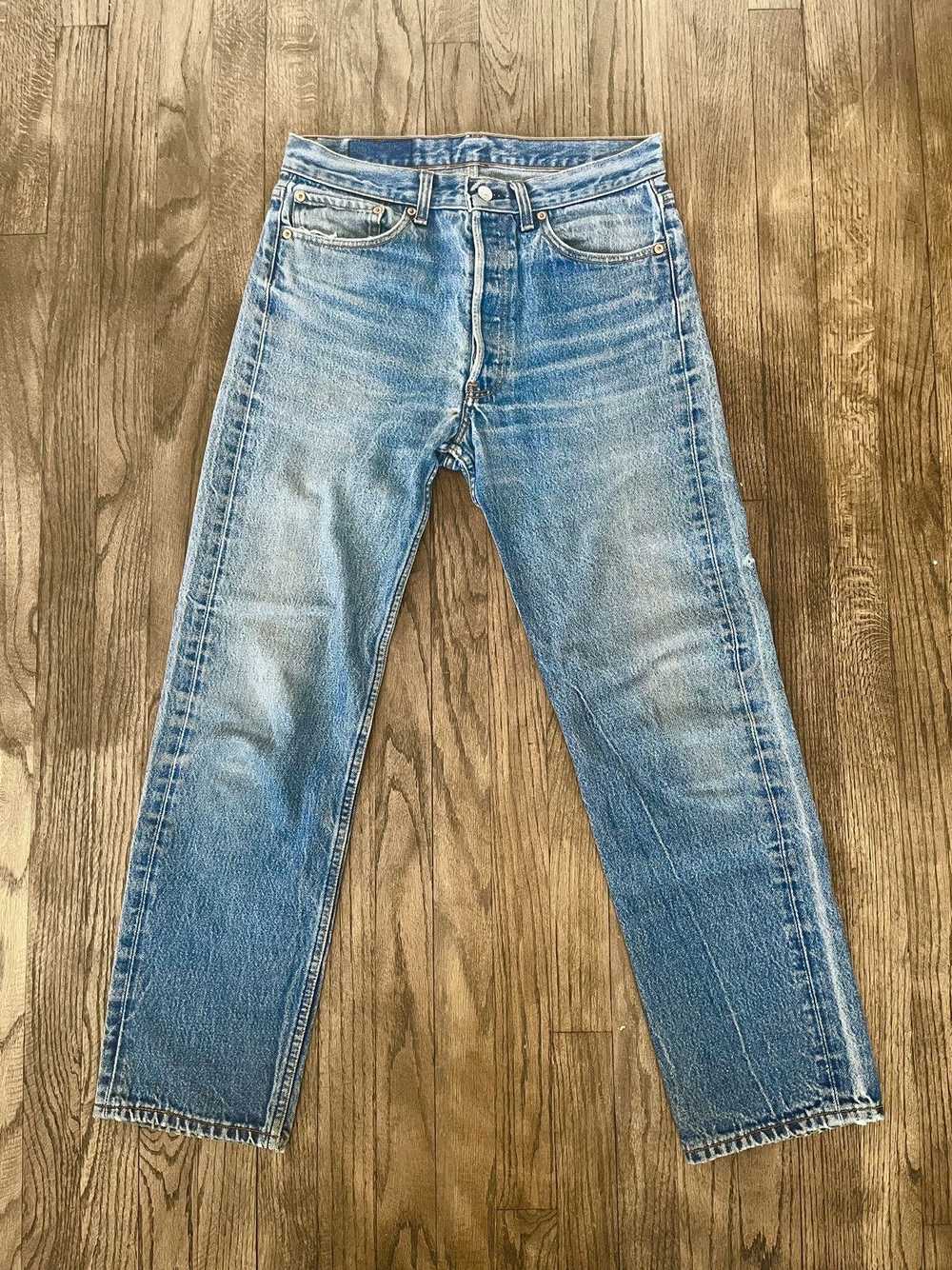 Levi's Vintage 1990s Made in USA 501s - image 1