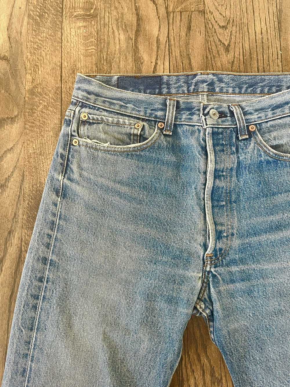 Levi's Vintage 1990s Made in USA 501s - image 2