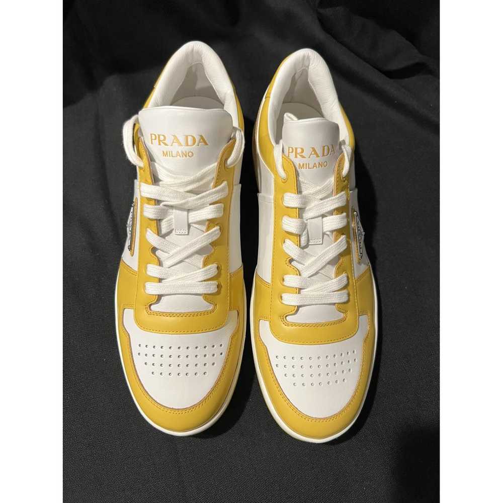 Prada Leather low trainers - image 2