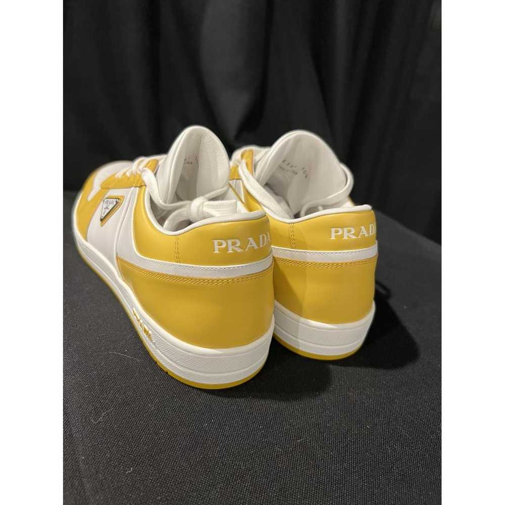 Prada Leather low trainers - image 4