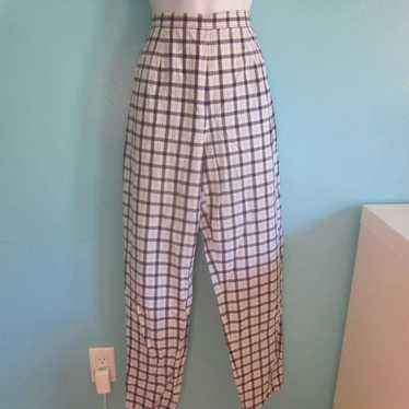 Vintage Vintage 1980's Womens Size 8 Plaid Summer… - image 1