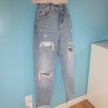 Garage Garage Denim Distressed Mom Jeans 26 / 03