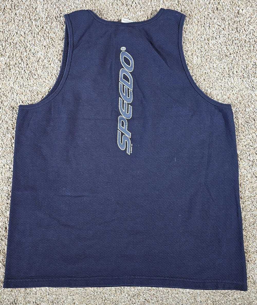 Speedo VINTAGE Speedo Men’s XL Blue Swimmer Tank … - image 7