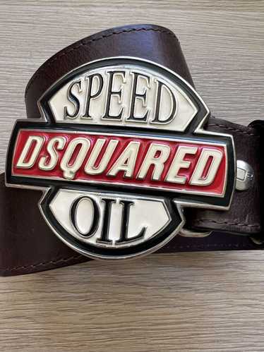 Dsquared2 Dsquared2 Speed Oil Leather Brown Belt - image 1