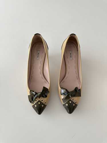 Miu Miu miu miu 2000s bow kitten heels