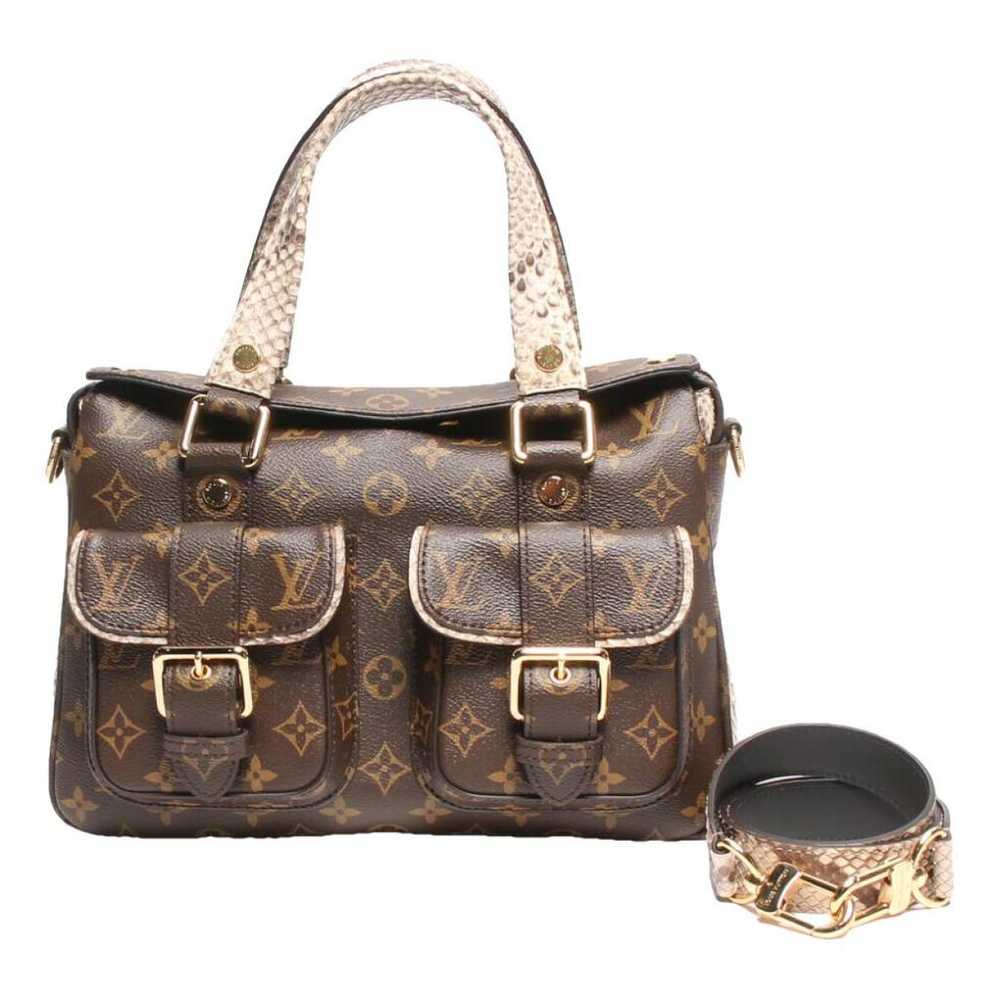 Louis Vuitton Manhattan leather handbag - image 1