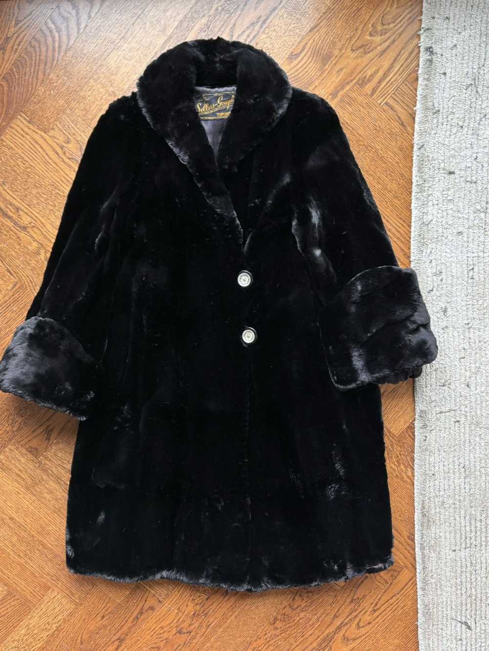 Mink Fur Coat × Raccoon Fur Sash × Vintage Vintag… - image 2