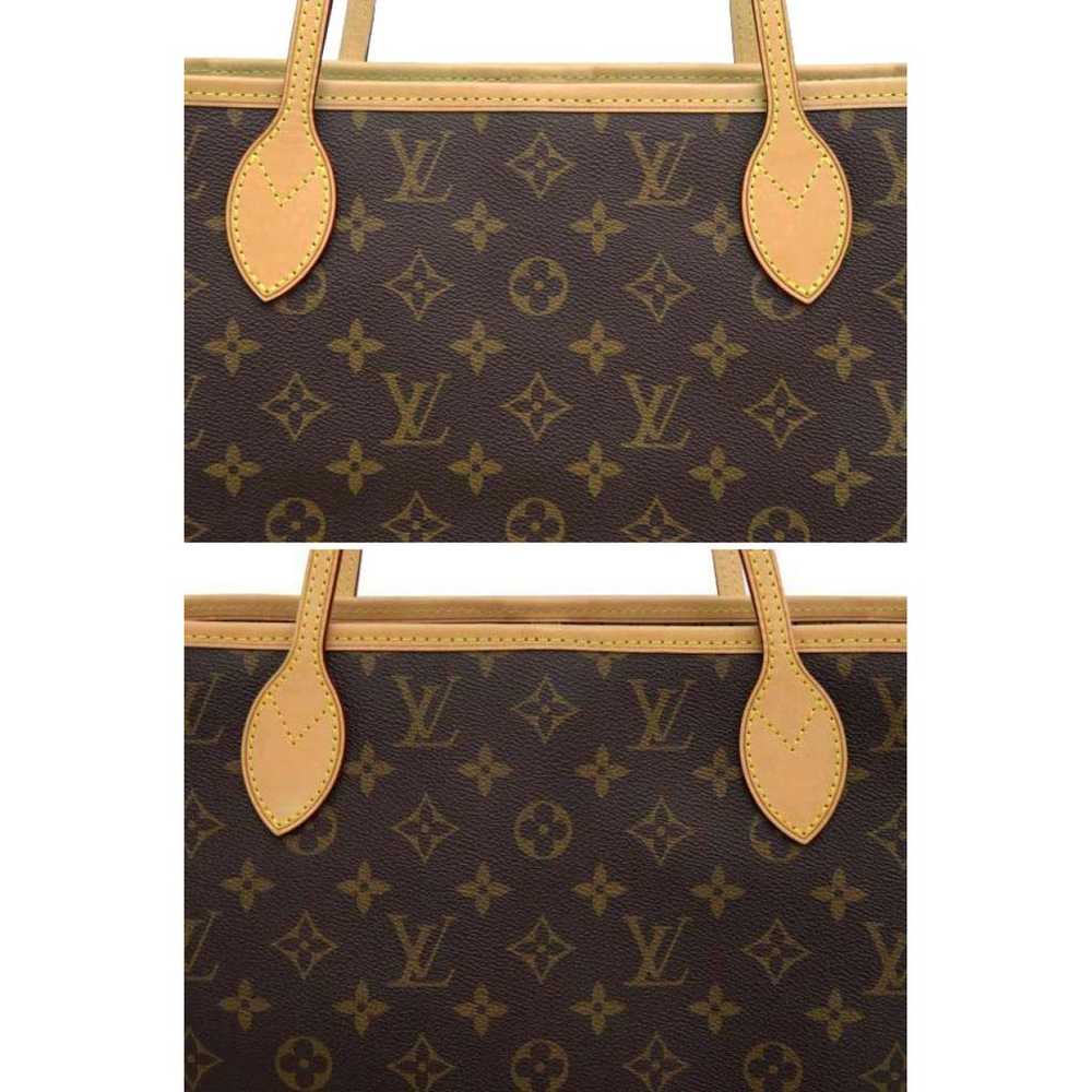 Louis Vuitton Neverfull leather handbag - image 4