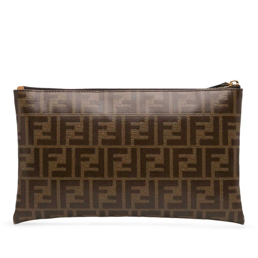 Fendi Fendi Zucca Coated Canvas Clutch - image 3