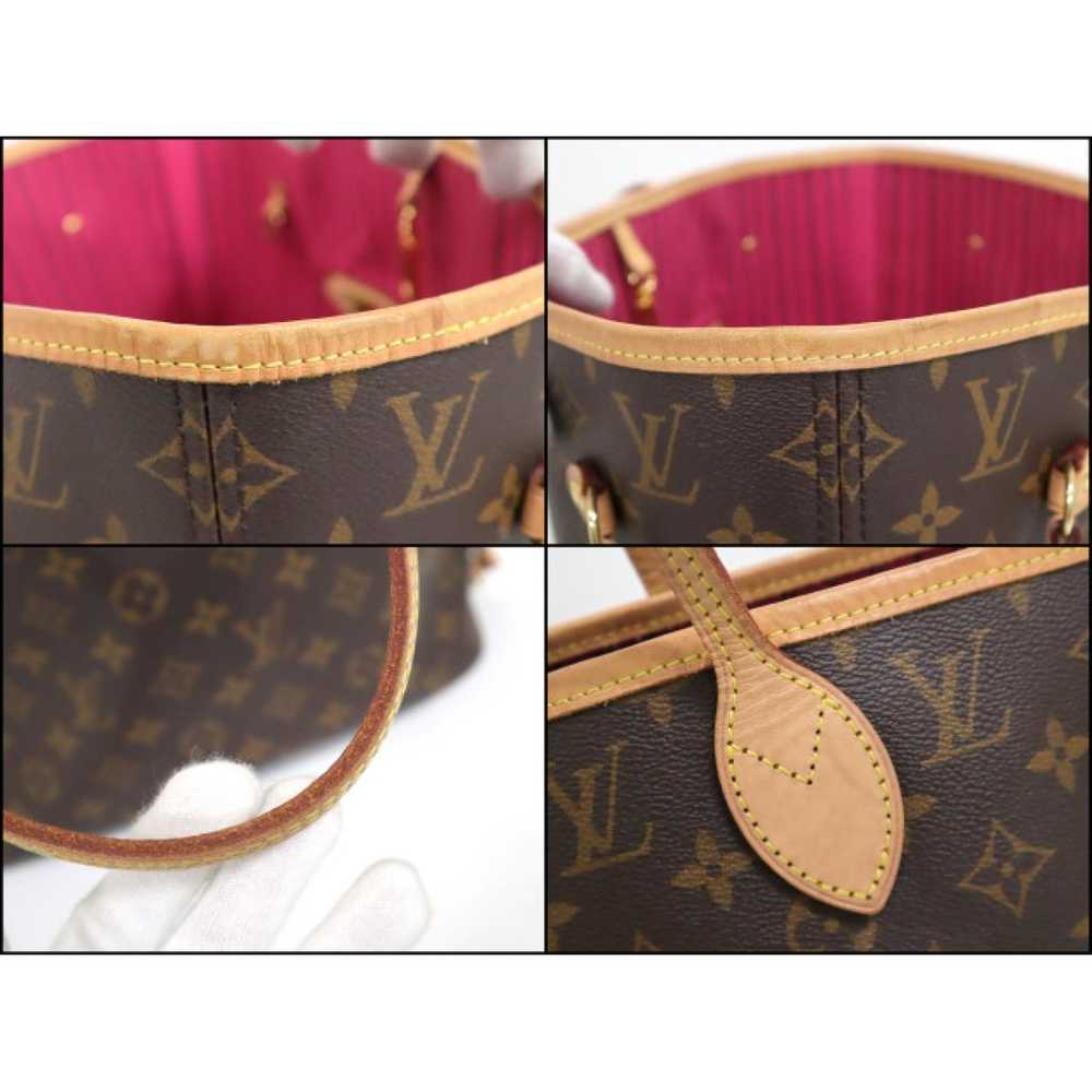 Louis Vuitton Neverfull leather handbag - image 8