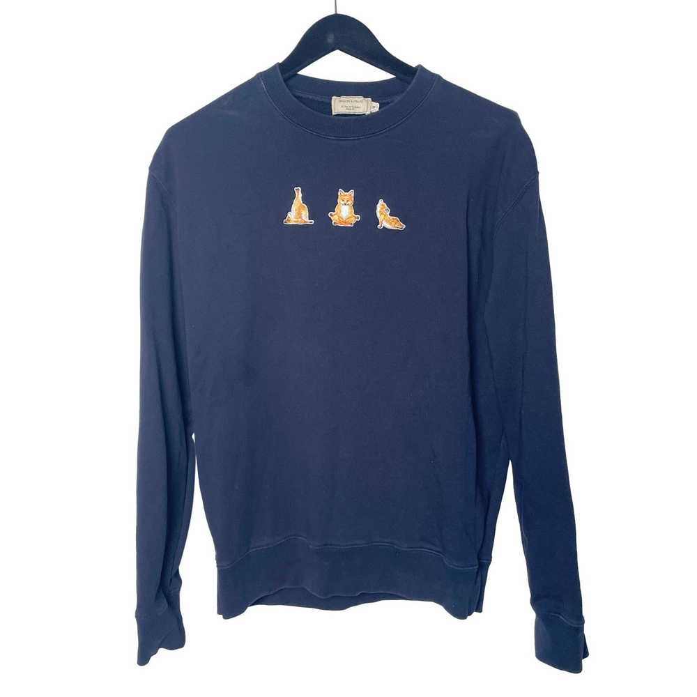 Maison Kitsune Blue Fox Jumper - image 2