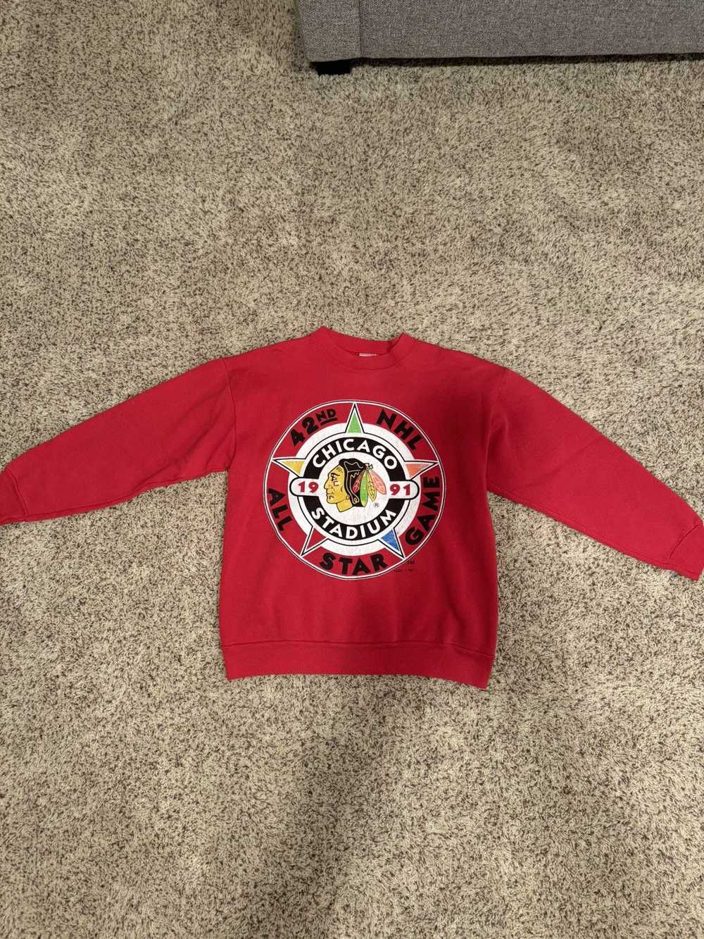 Vintage Chicago Blackhawks Stadium Series Crewneck - image 1