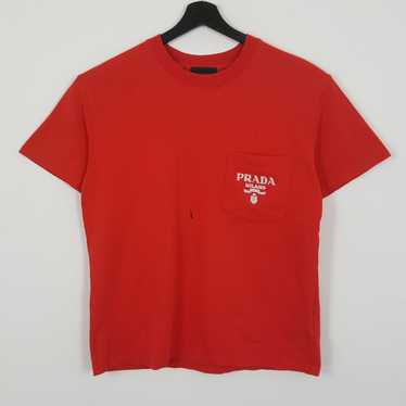 Mens on sale PRADA Vintage Red Line T-Shirt