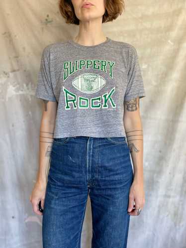 80s Slippery Rock Cropped Tee