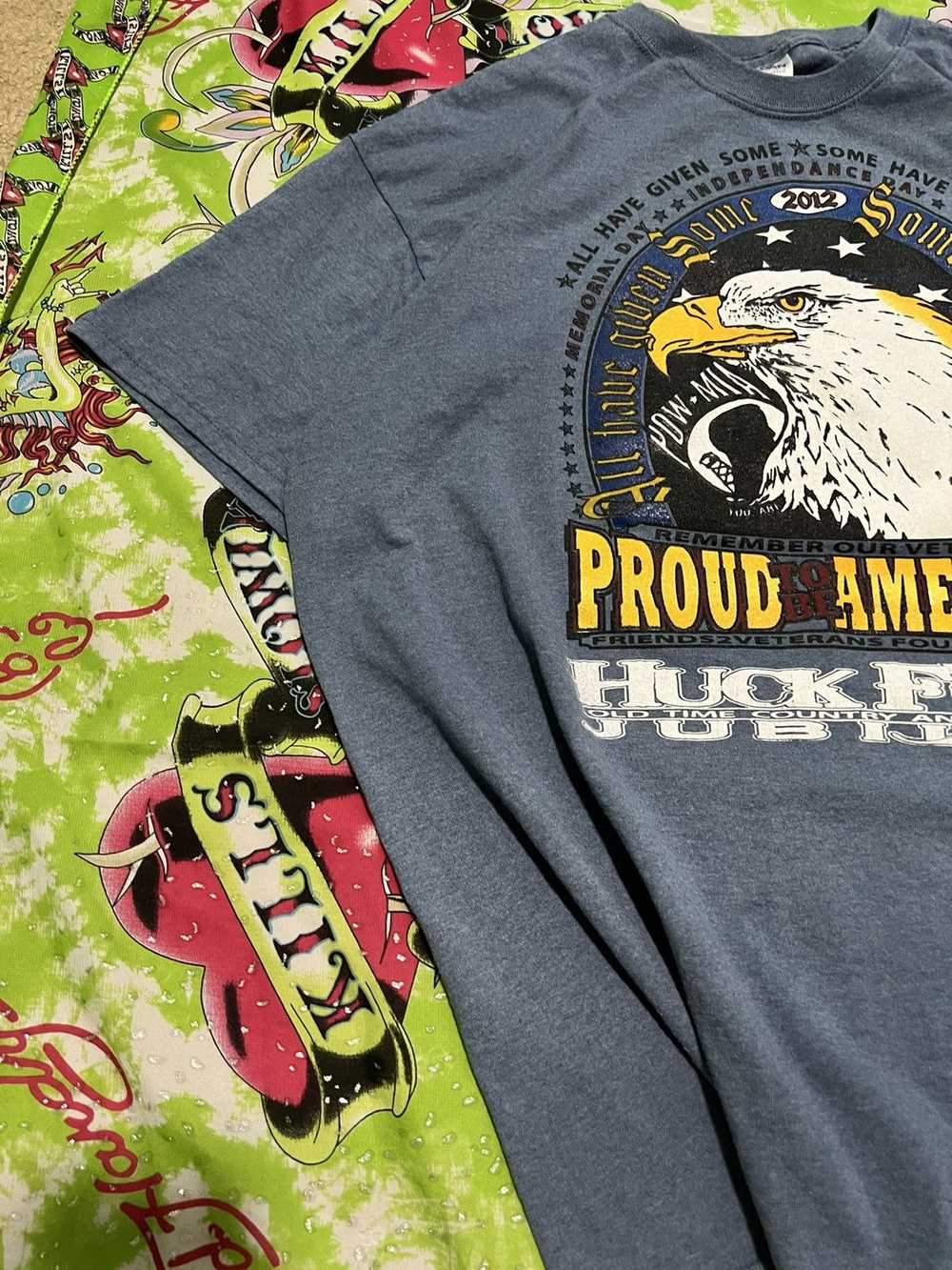 Band Tees × Streetwear × Vintage PROUD TO BE AMER… - image 2