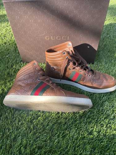 Gucci Vintage Gucci Logo Print Sneakers