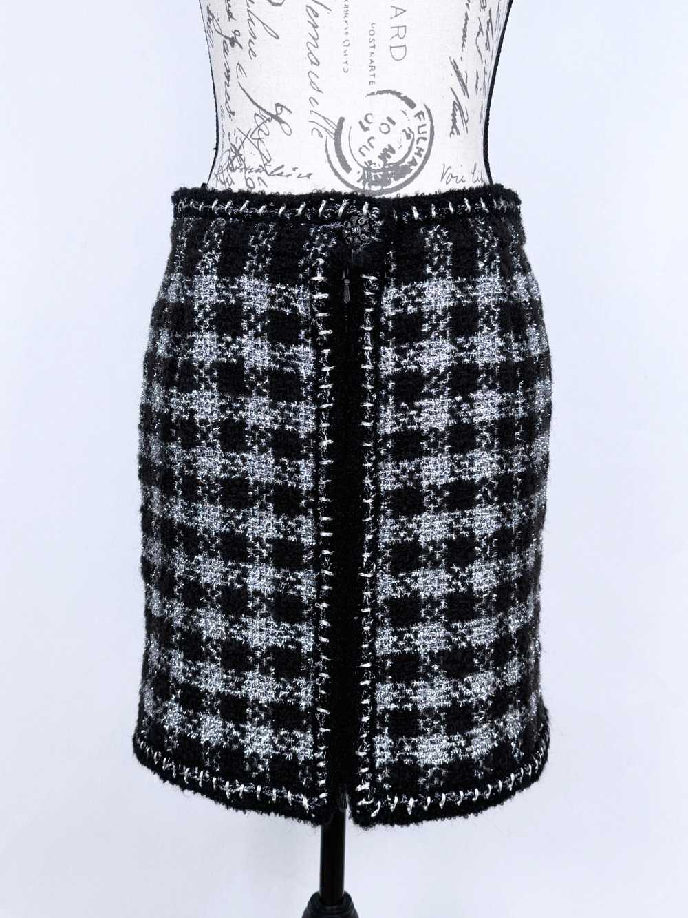 Product Details Black Shimmer Tweed Skirt - image 2