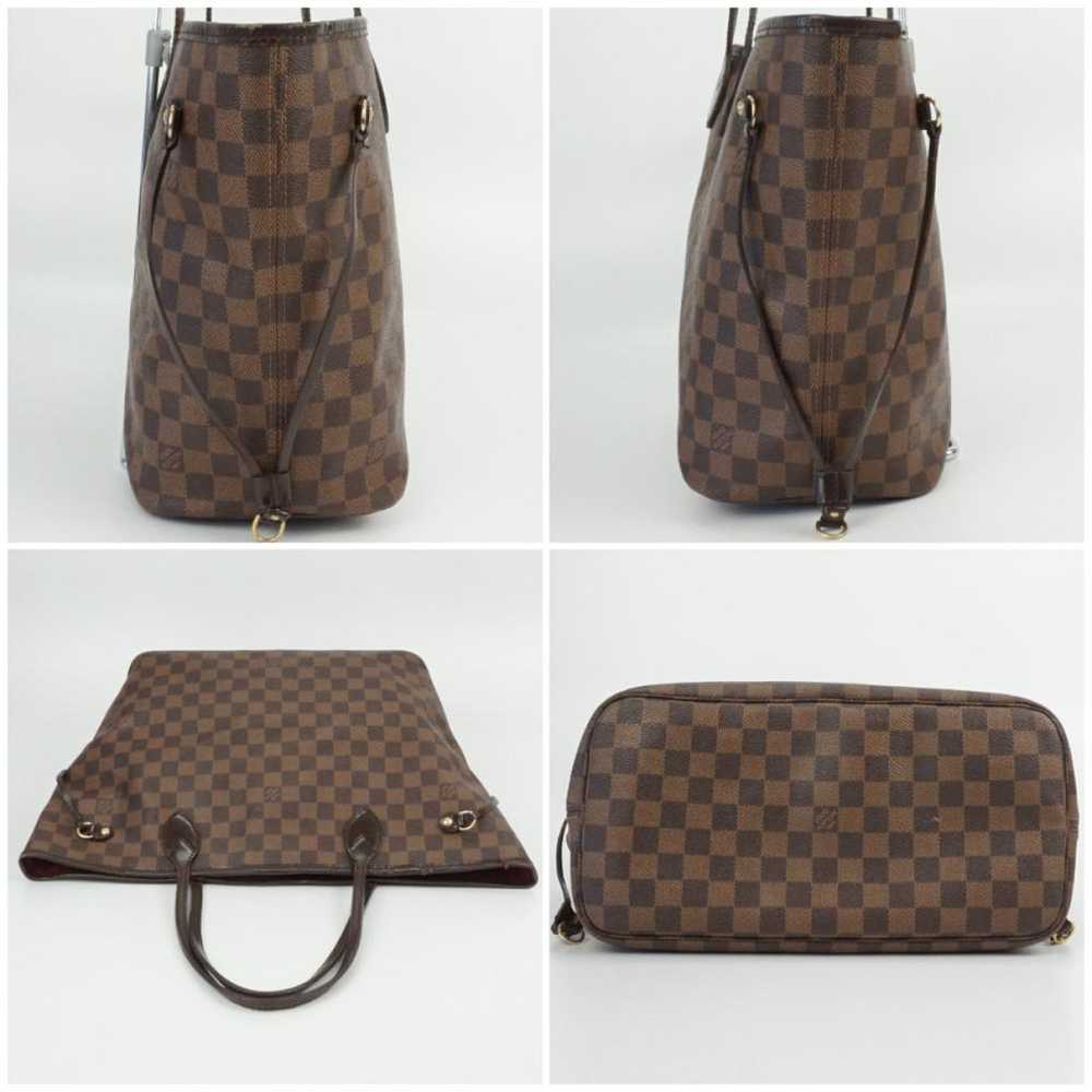 Louis Vuitton Neverfull leather handbag - image 3